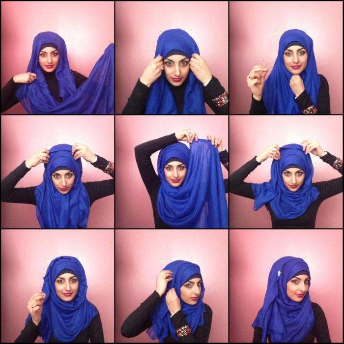 Hijab wearing memakai mudah wrap creativekhadija kebaya hijabs hijabi terbaru beautifully simpel abaya scarves